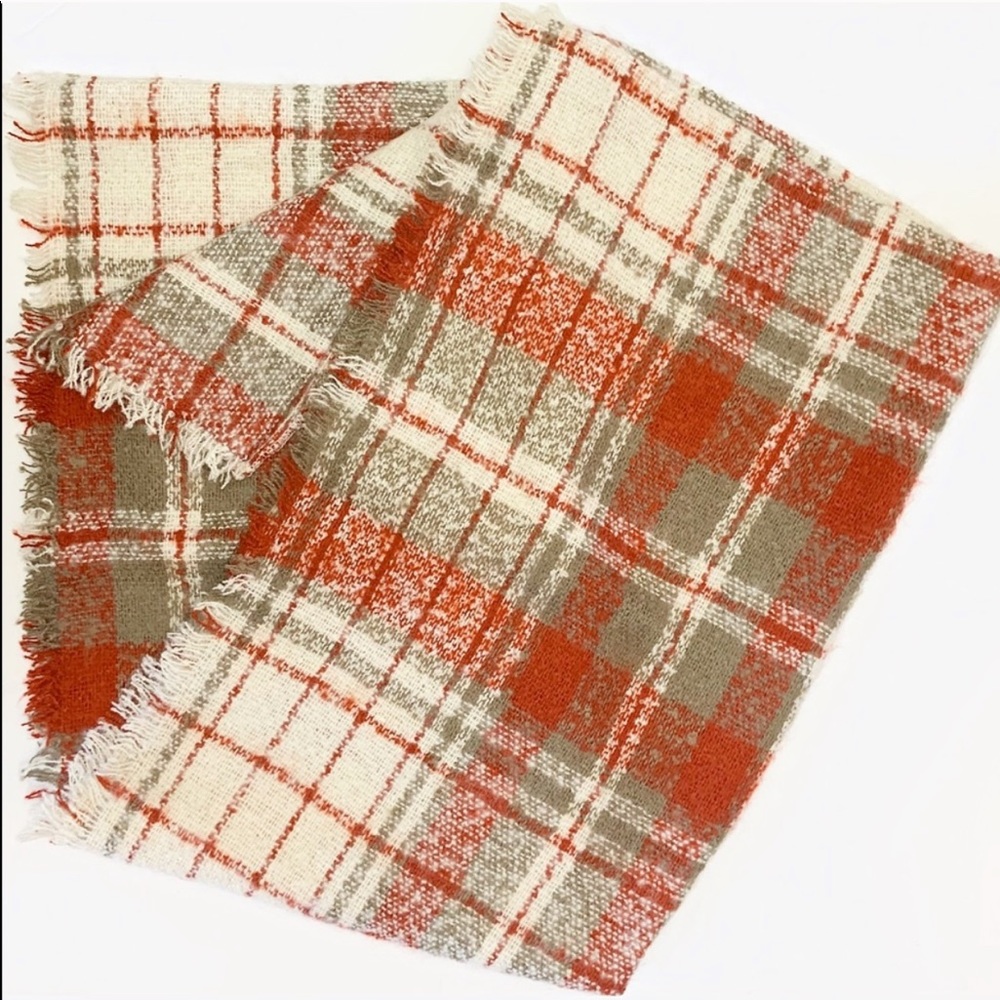 Plaid Blanket Scarf Wrap